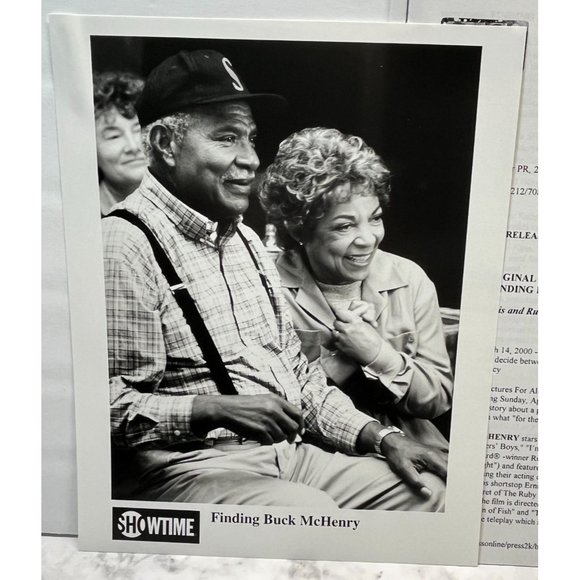 Showtime Movie Press Photos Finding Buck McHenry Ossie Davis Ruby Dee Write Up - Picture 2 of 6